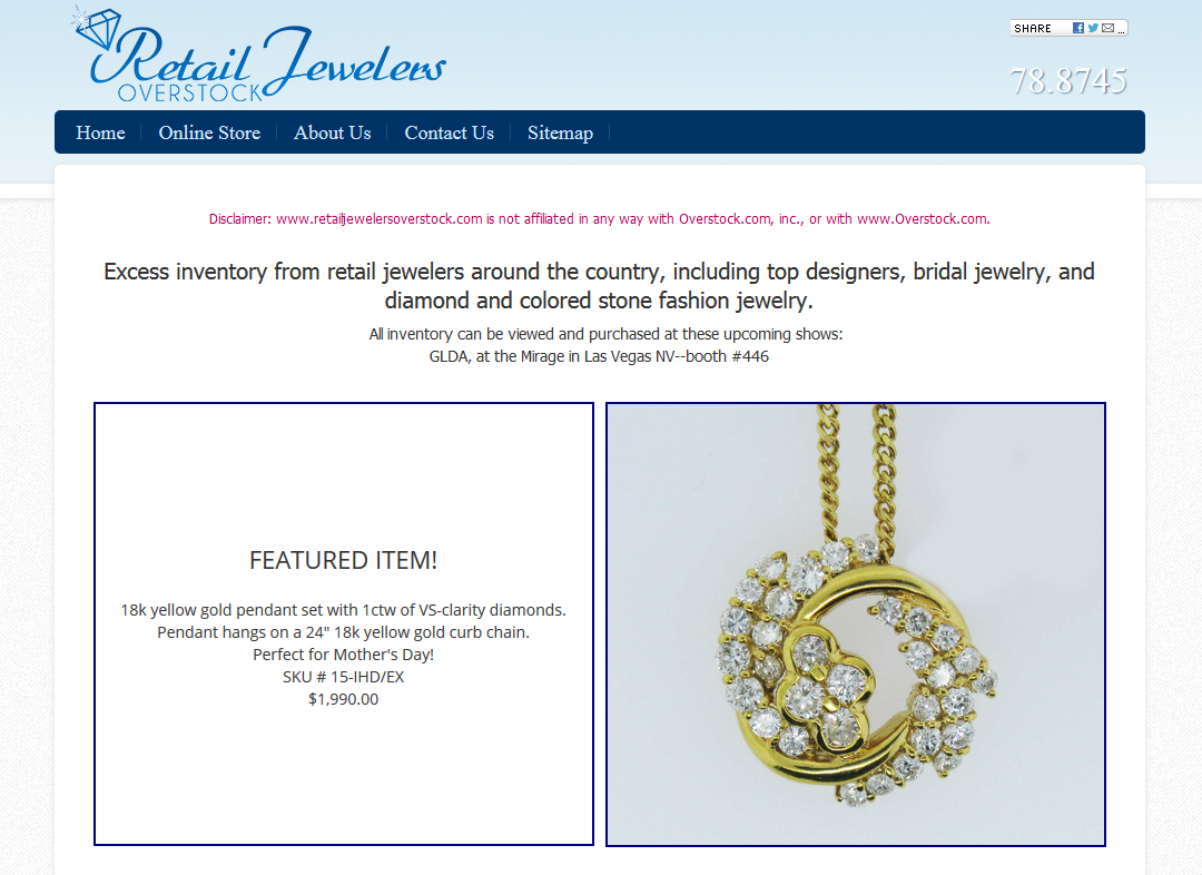 Graphic Design by FutureDesigne for Rretail Jewelers Overstock | Design #3670164