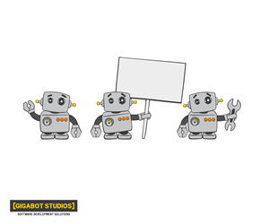 Gigabot Studios | Logo-Design von moreCoffee