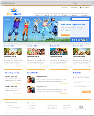 Diseño Web por Peter Huisman para Little Futures | Diseño: #91523