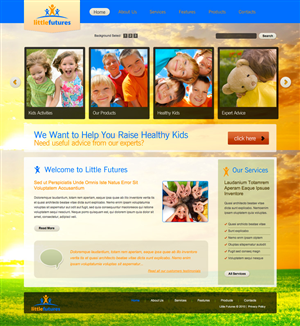 Web Design by LFS Designs for Little Futures | Design #97995