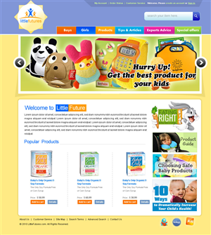 Diseño Web por webwinner para Little Futures | Diseño: #98169
