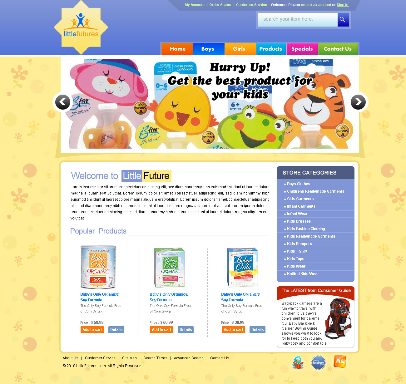 Web Design by webwinner for Little Futures | Design #98193