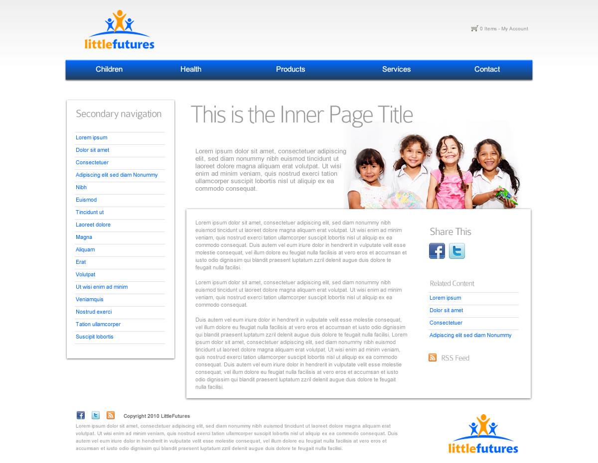 Diseño Web por Argentinian Freelancer para Little Futures | Diseño #96422