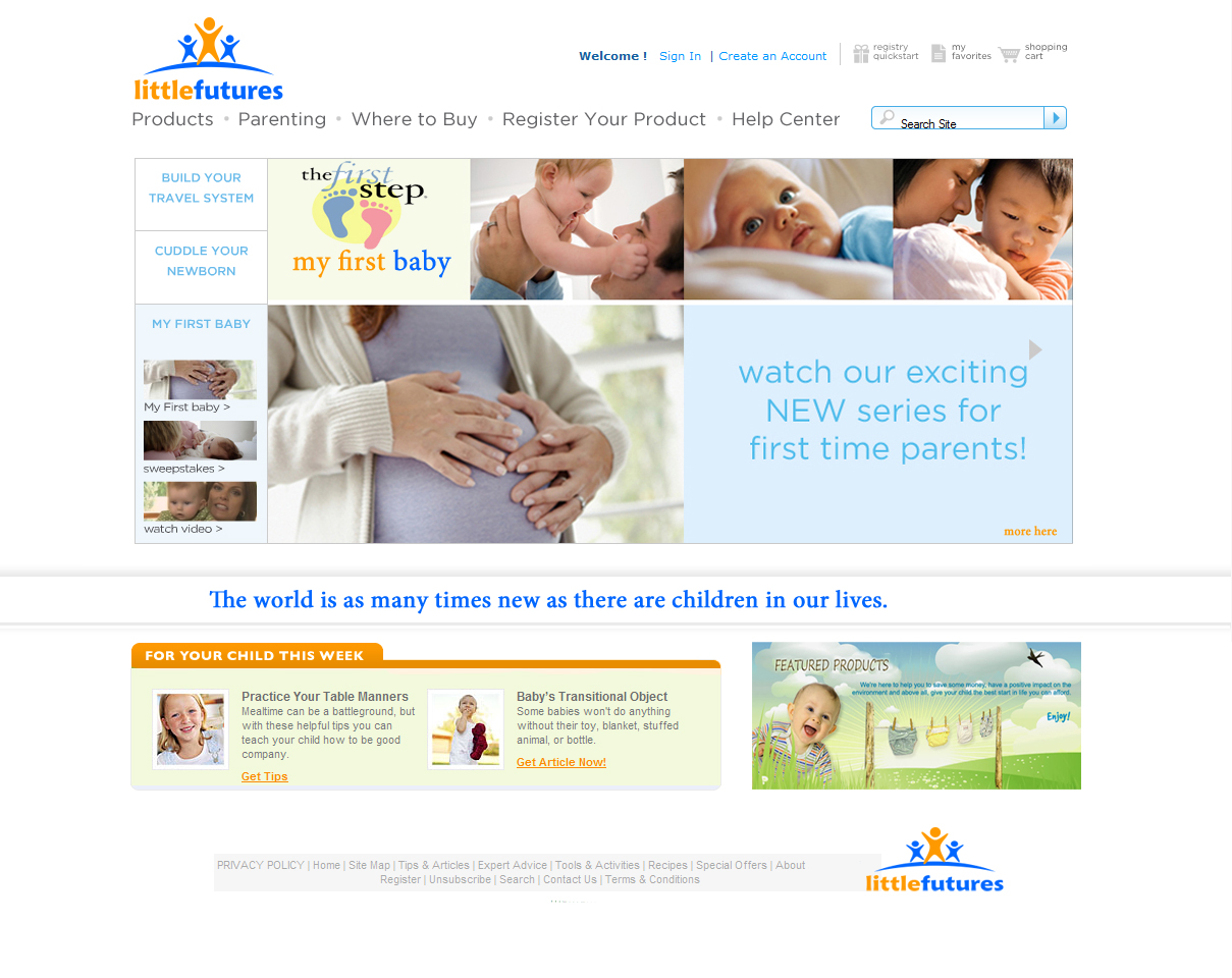 Diseño Web por pearlcreations para Little Futures | Diseño #97043