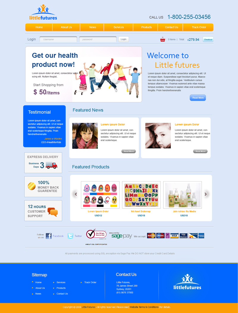 Web-Design von weathered83 für Little Futures | Design #97328