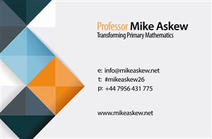 Visitenkarten-Design von Seoirse für Professor Mike Askew | Design #3514492