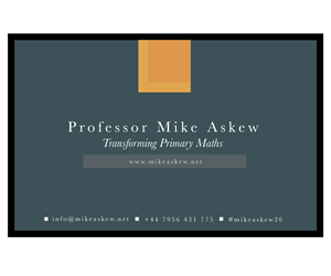 Visitenkarten-Design von Vanda Alexandre für Professor Mike Askew | Design #3518628