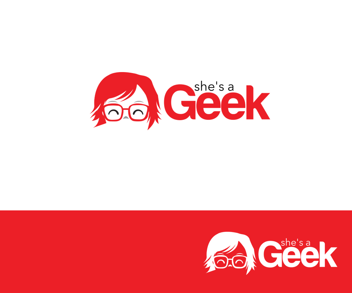 Logo Design by HeroG®APHIX for She's A Geek | Design #3570422
