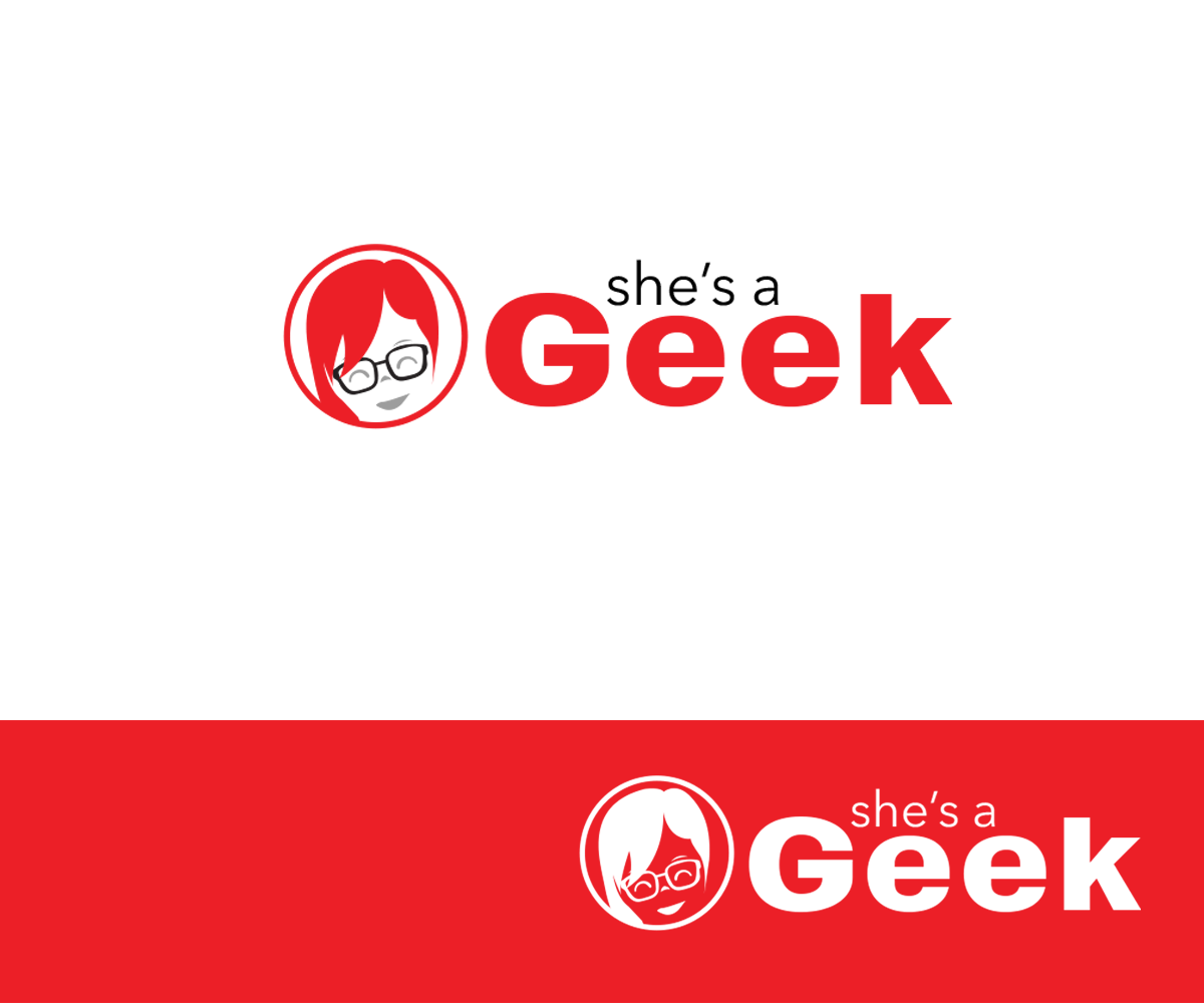 Logo Design by HeroG®APHIX for She's A Geek | Design #3570425