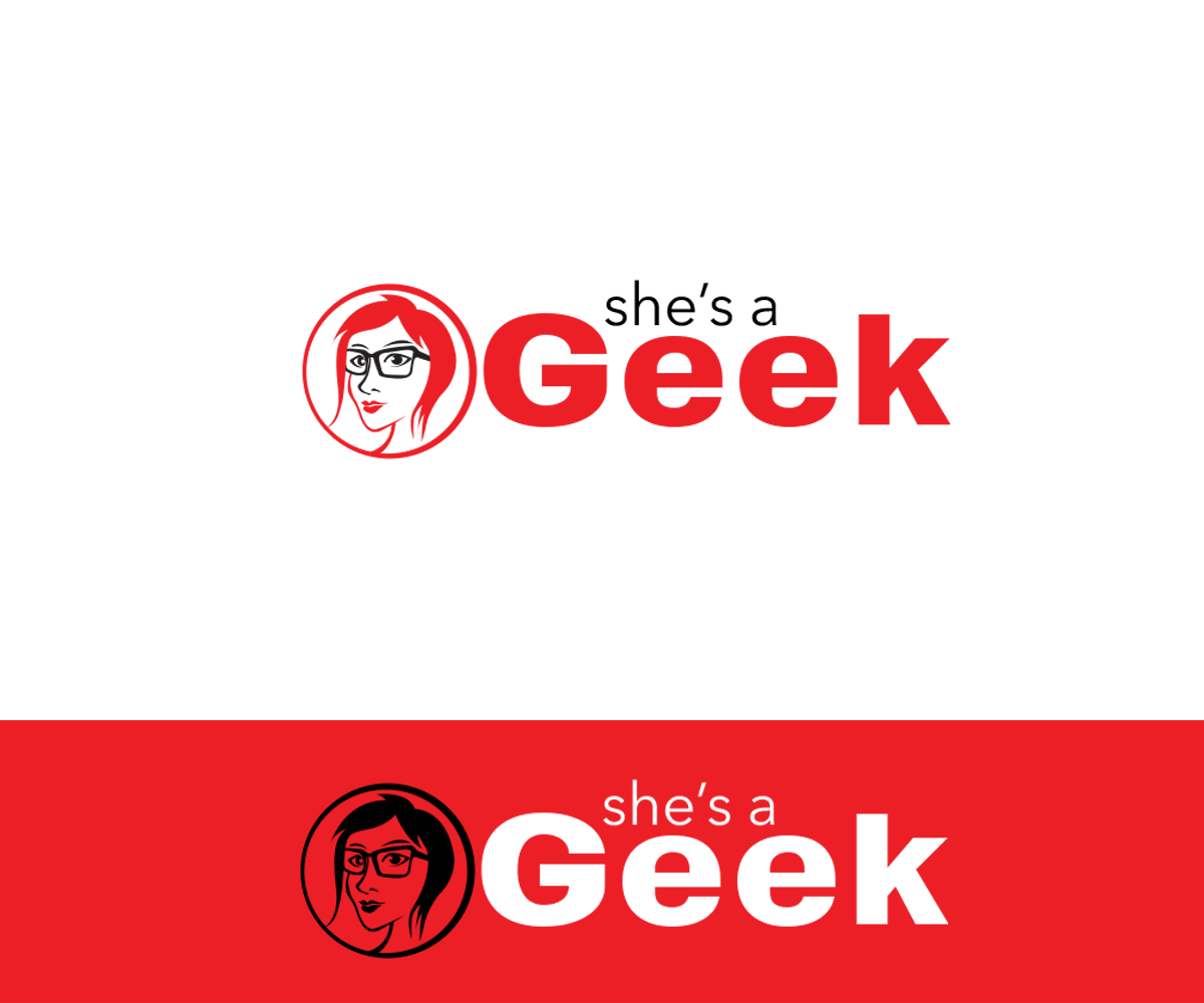 Logo Design by HeroG®APHIX for She's A Geek | Design #3570427