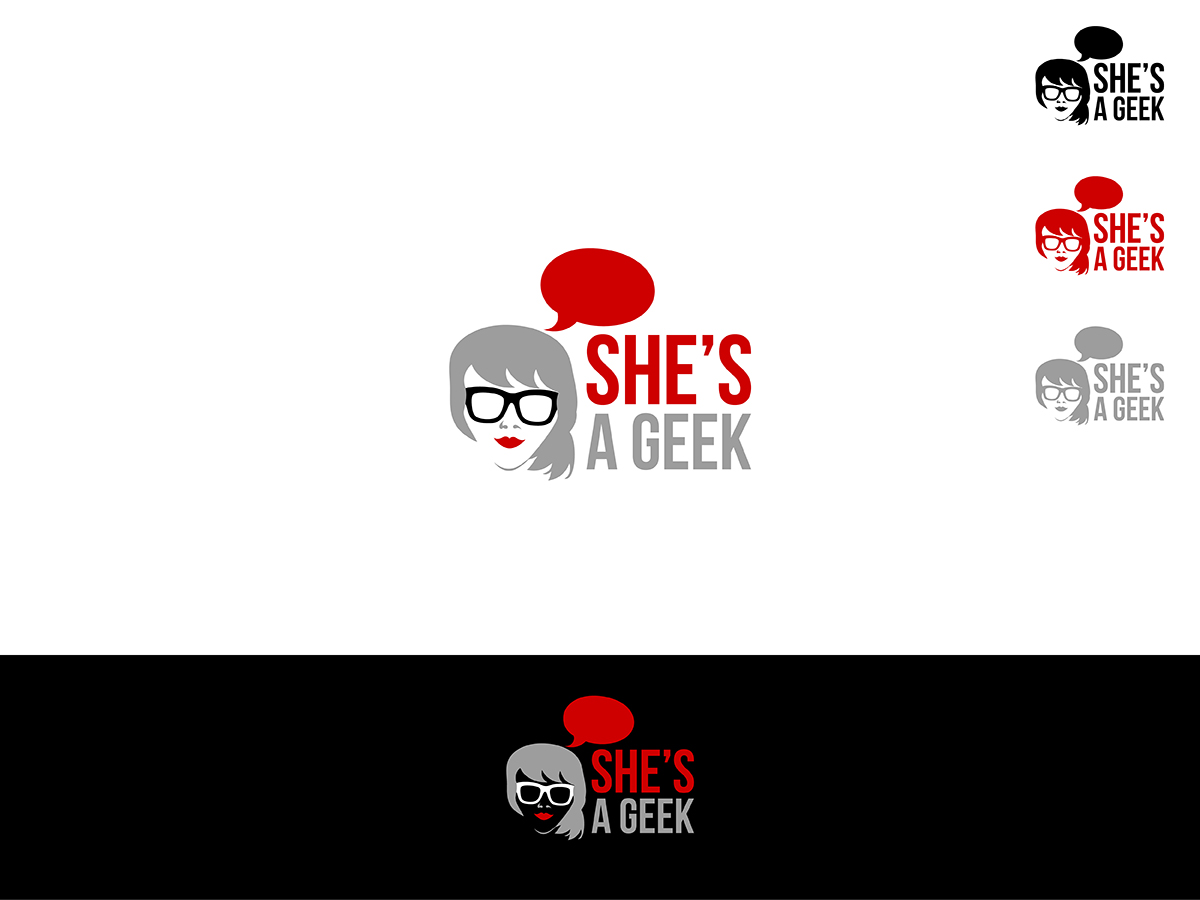 Logo Design by RoundYellow for She's A Geek | Design #3529049