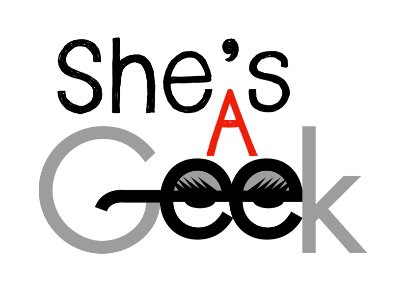 Logo Design by beerbottle for She's A Geek | Design #3577134