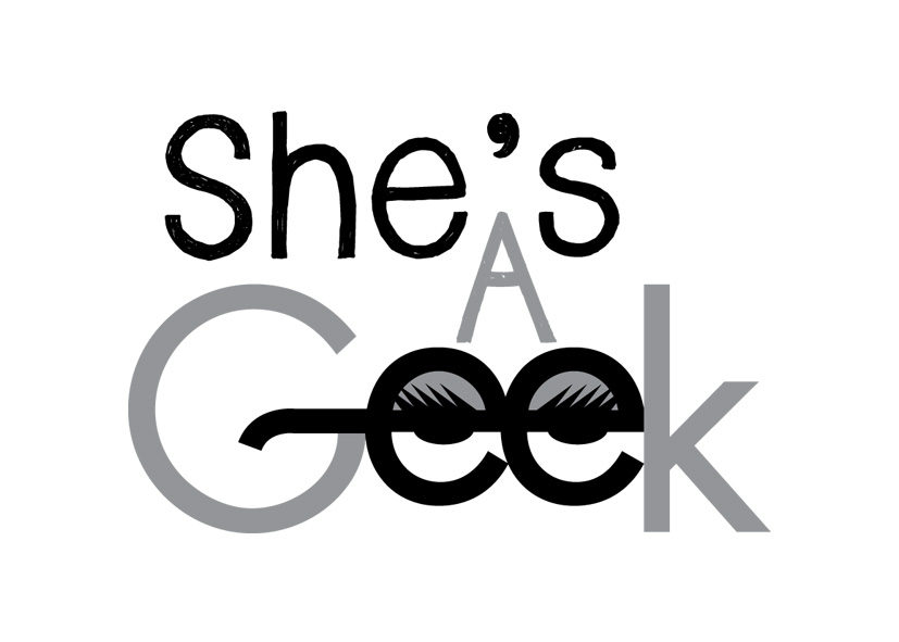 Logo Design by beerbottle for She's A Geek | Design #3577153