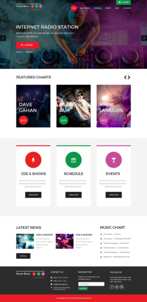 HouseMusic247 - Internet Radio Station Needs a Website