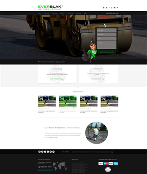 Wordpress Design by aarsita for Everblak Inc | Design: #3594996
