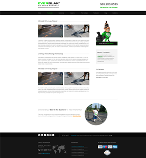 Wordpress Design by aarsita for Everblak Inc | Design: #5145411
