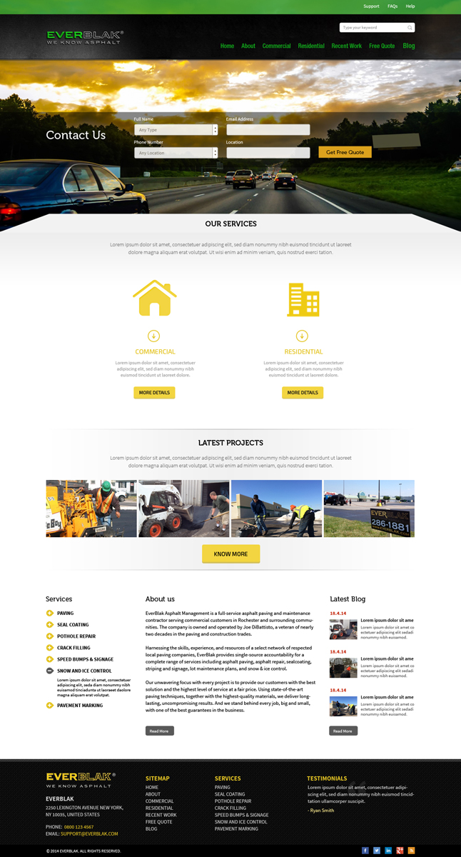 Diseño Wordpress por TGDesigns para Everblak Inc | Diseño #3573822