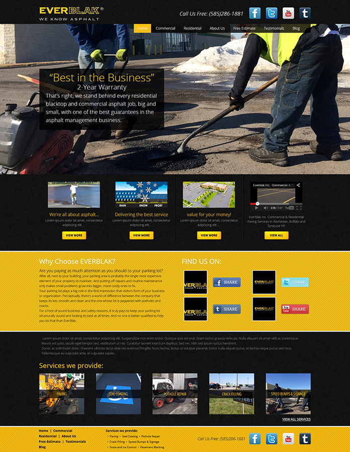 Wordpress Design by designbox for Everblak Inc | Design #3576077