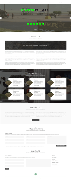 Wordpress Design by Sana Ishaq for Everblak Inc | Design: #3564066