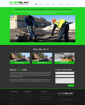 Wordpress Design by webxvision for Everblak Inc | Design: #3581106