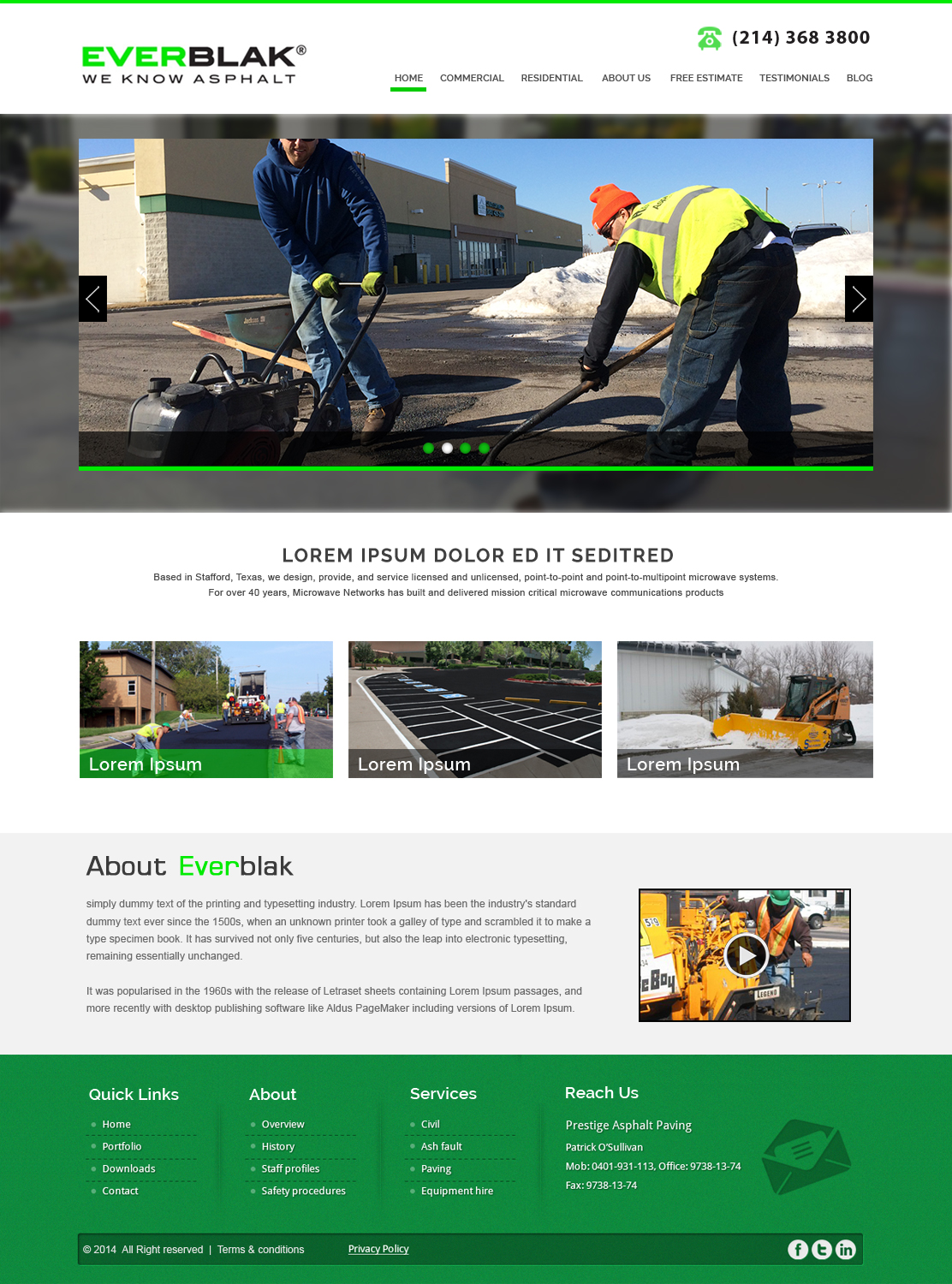 Wordpress Design by webxvision for Everblak Inc | Design #5136342
