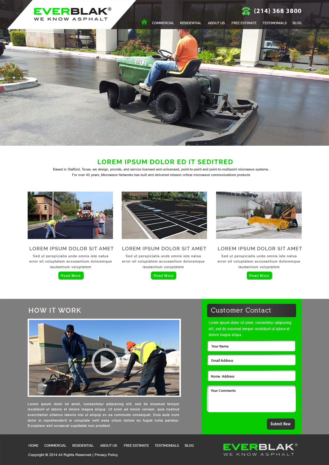 Wordpress Design by webxvision for Everblak Inc | Design #5136450