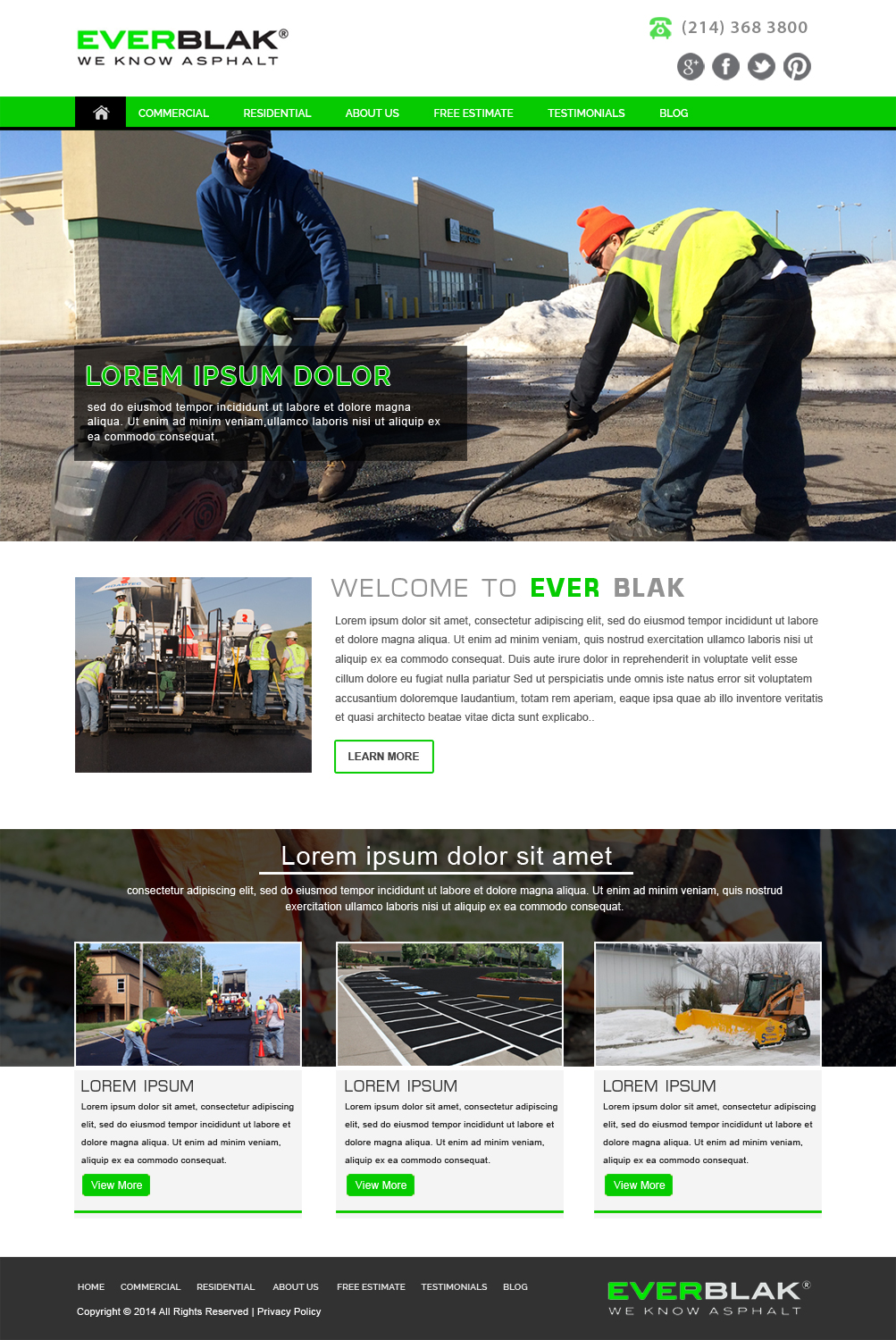 Diseño Wordpress por webxvision para Everblak Inc | Diseño #5140562