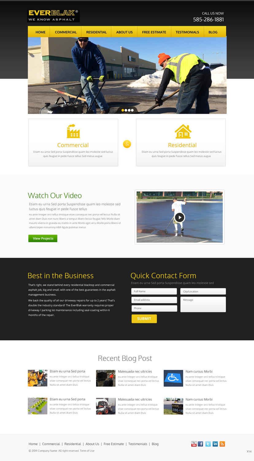 Diseño Wordpress por pb para Everblak Inc | Diseño #3568640