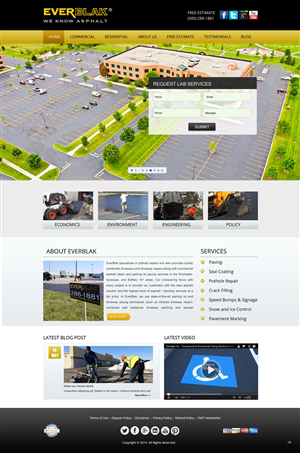 Wordpress Design by pb for Everblak Inc | Design: #3568646