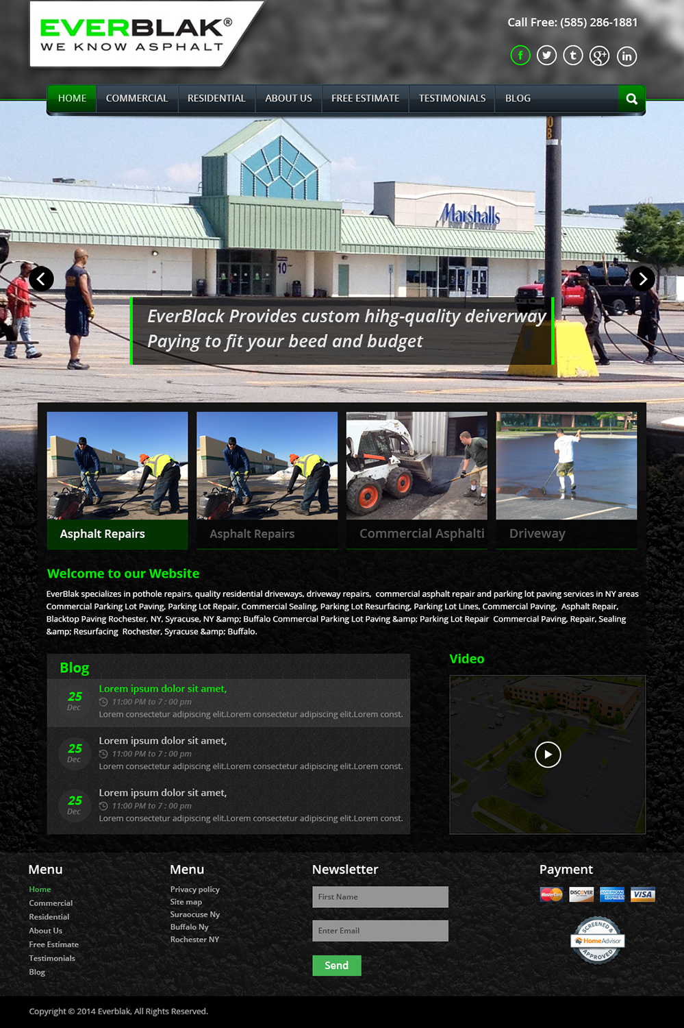 Wordpress Design by Creative Usha for Everblak Inc | Design #3599095