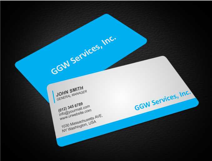 Diseño de Tarjeta de Presentación por AwsomeD para GGW Services, Inc. | Diseño #3527056