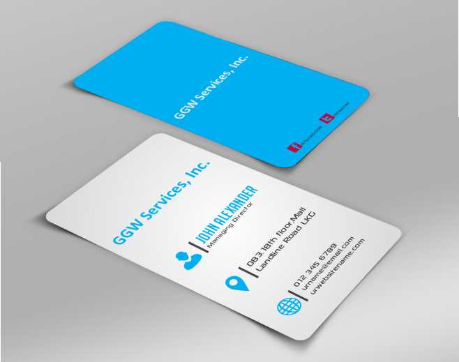 Diseño de Tarjeta de Presentación por AwsomeD para GGW Services, Inc. | Diseño #3527059