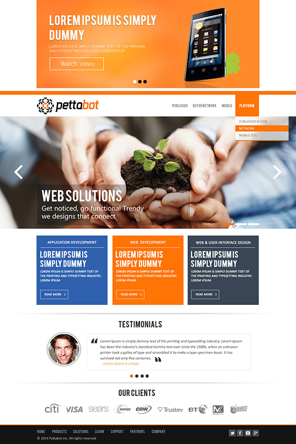 Web Design by yogicreative for this project | Design #3819276