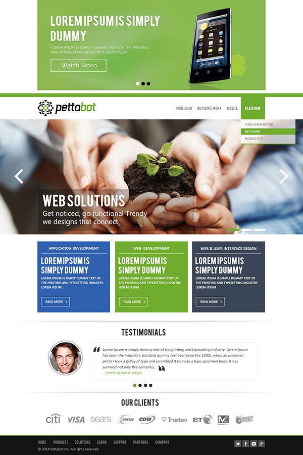 Web Design par yogicreative pour ce projet | Design #3819306
