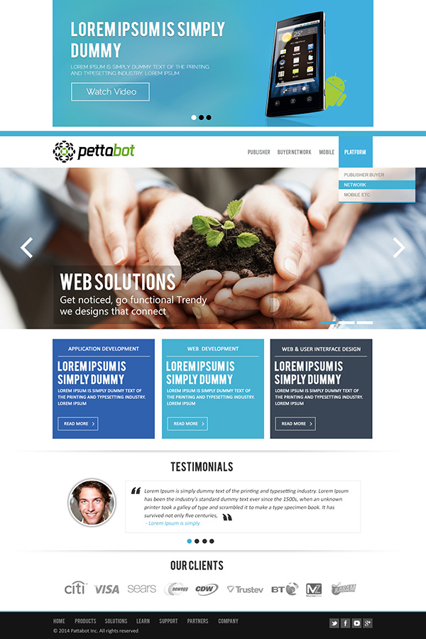 Web Design par yogicreative pour ce projet | Design #3819323