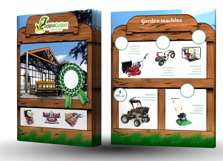 Catalogue Design by Imagebos for Dolphin Outdoor Power Equipment, Inc | Design #3553896