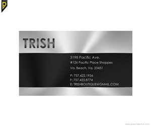 Visitenkarten-Design von poisonvectors für TRISH | Design #3532418