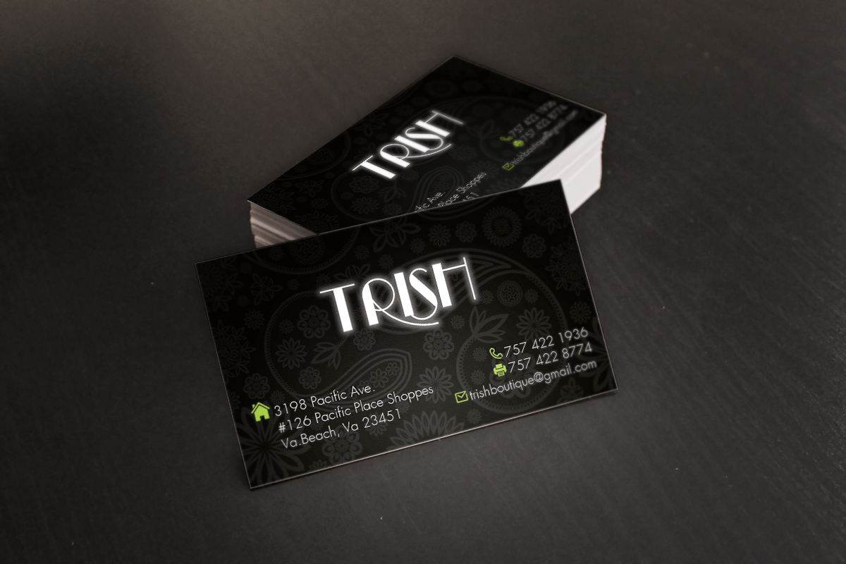 Design de Carte de Visite par Ron Mickey pour TRISH | Design #3532051
