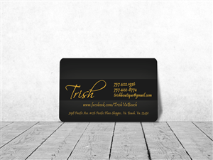 Business Card Design by Sajin for TRISH | Design: #3567424