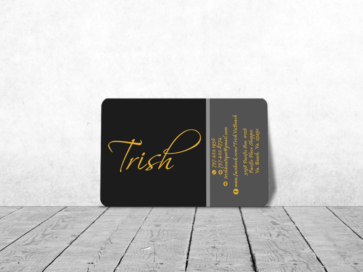 Design de Carte de Visite par Sajin pour TRISH | Design #3567426
