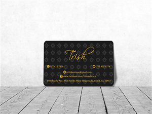 Business Card Design by Sajin for TRISH | Design: #3567482