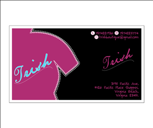 Visitenkarten-Design von ark arjun für TRISH | Design #3559698