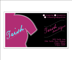 Design de Carte de Visite par ark arjun pour TRISH | Design : #3559909