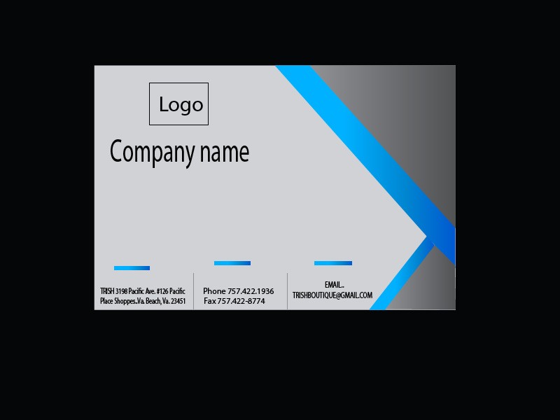 Design de Carte de Visite par bhaskarsrinet pour TRISH | Design #3560193