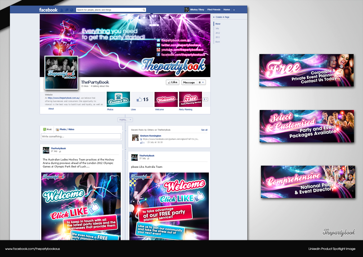 Facebook Design by disign for this project | Design: #953608