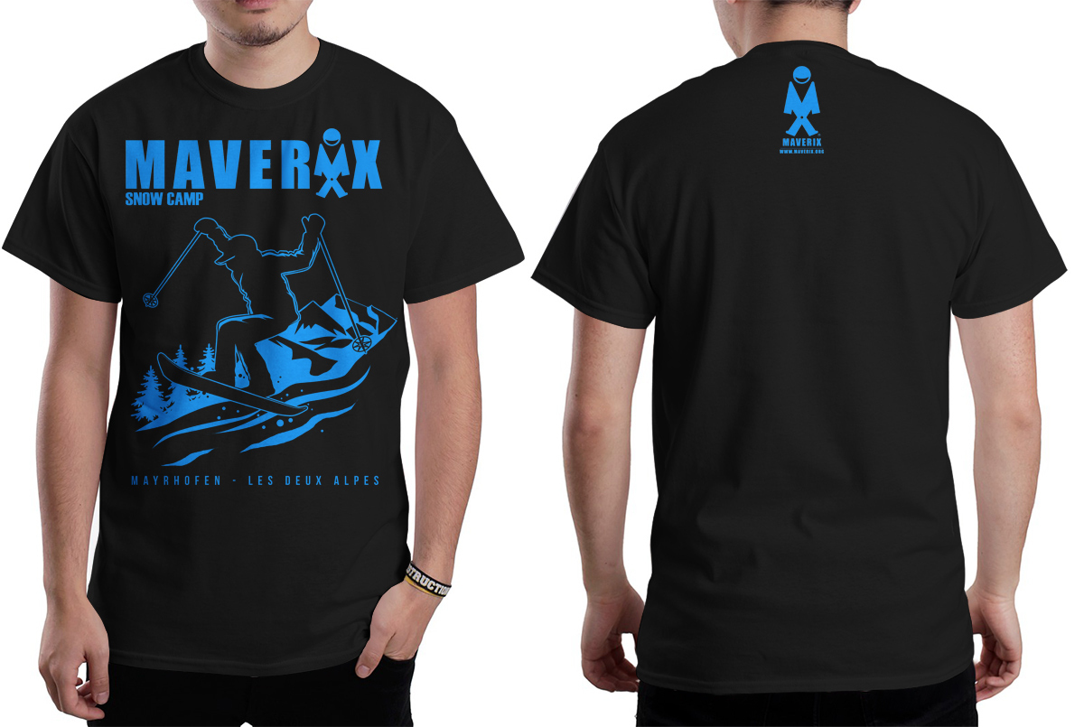 T-shirt Design by Rockalight for Maverix Snow Ltd | Design #3667193