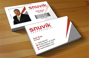 Business Card Design by Hardcore Design for Snuvik Technologies | Design: #3646591