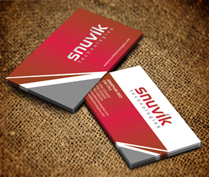 Business Card Design by Sarmishtha Chattopadhyay_loginchange for Snuvik Technologies | Design: #3647296