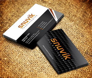 Business Card Design by Sarmishtha Chattopadhyay_loginchange for Snuvik Technologies | Design: #3667376