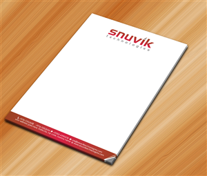 Letterhead Design by Sarmishtha Chattopadhyay_loginchange for Snuvik Technologies | Design: #3649149